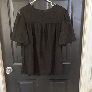 Elegant Black Women's Top size medium